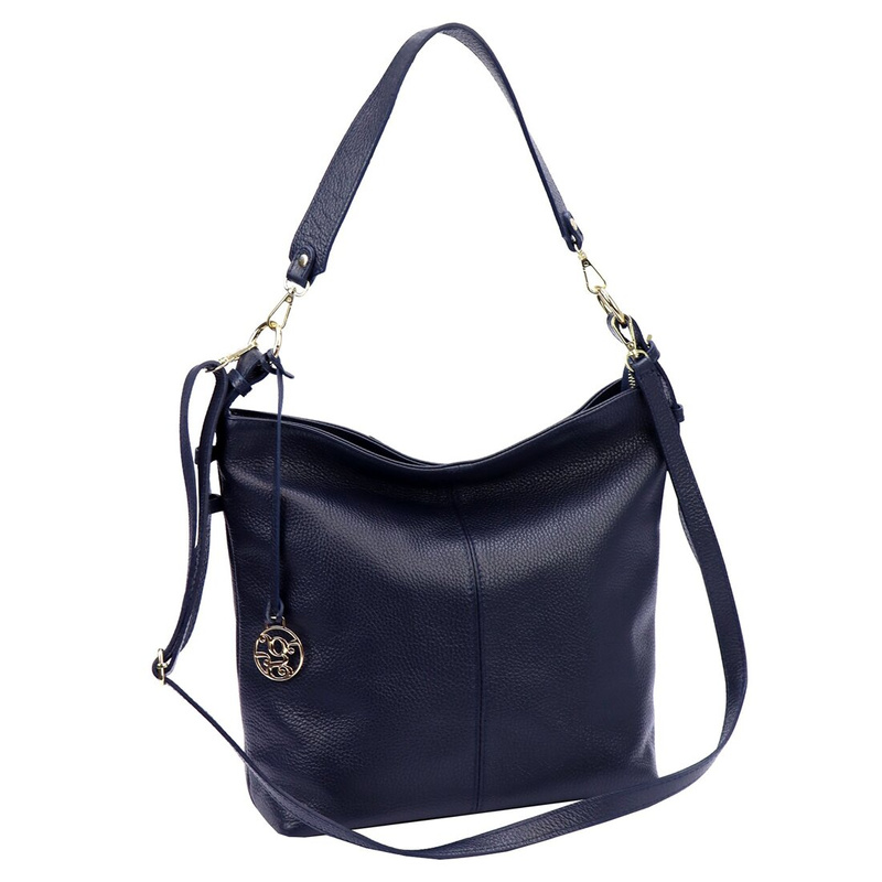 Gregorio pojemna damska torebka na ramię skóra naturalna shopperbag