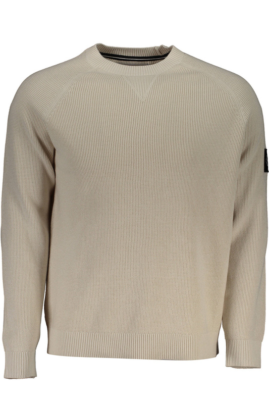 BEŻOWY SWETER MĘSKI CALVIN KLEIN