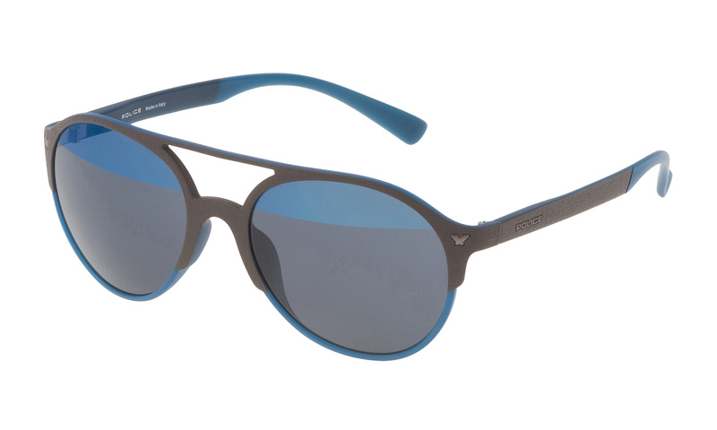 Okulary POLICE SPL163V55MB6H. Okulary przeciwsłoneczne, Kolor brązowy. Unisex.