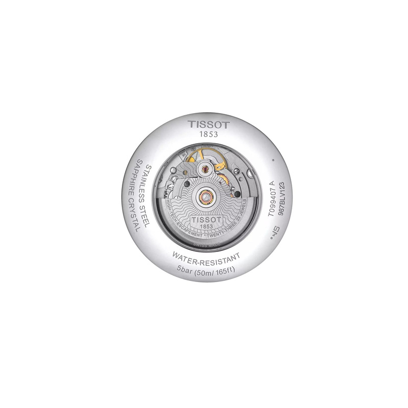 Zegarek TISSOT T099407110380. Automatyczny, Kolor biały. Mężczyzna.