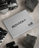 Skórzany stylowy duży rozbudowany Rovicky z RFID