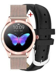 SMARTWATCH DAMSKI G. Rossi G.RSWBF1-4D2-2 rosegold/black (sg001f) + DODATKOWY PASEK