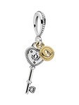 Złoty charms Pandora 796593 ze srebra próby 925
