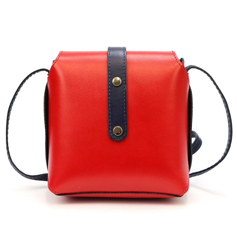 Gregorio damska listonoszka skora naturalna torebka z klapą na ramię