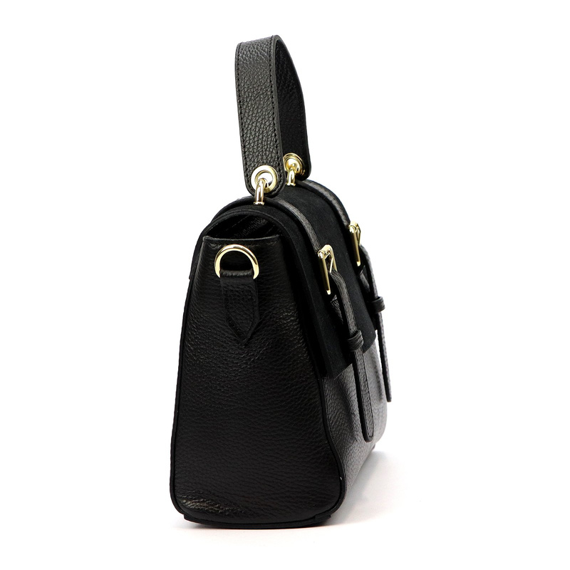 Luka klasyczna damska listonoszka ze skóry naturalnej torebka na ramię