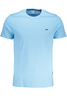 NIEBIESKI T-SHIRT MĘSKI Z KRÓTKIM RĘKAWEM HARMONT &amp; BLAINE