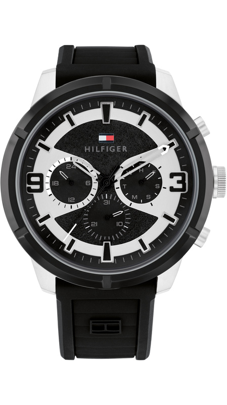 Zegarek TOMMY HILFIGER 1792074. Kwarcowy, Kolor czarny. Mężczyzna.