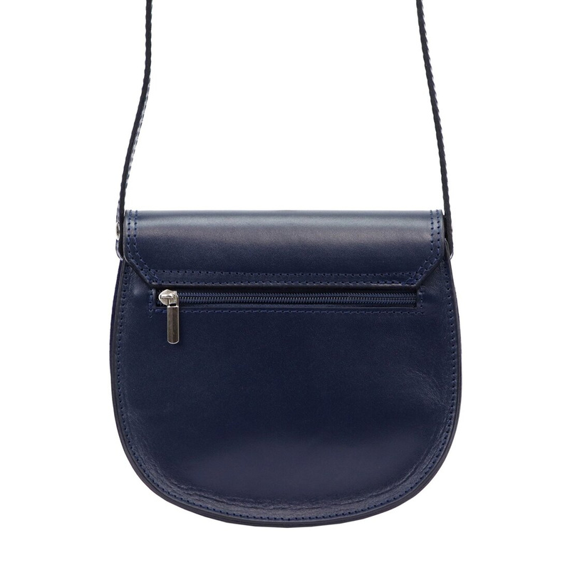 Damska listonoszka skórzana z klapą przez ramię