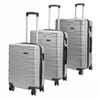 Gravitt zestaw 3 walizek podróżnych na kółkach materiał ABS zamek na kod