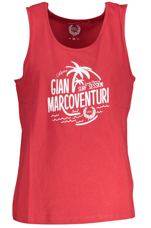 GIAN MARCO VENTURI MĘSKI CZERWONY TANK TOP