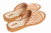 Wójciak Podhale damskie kapcie domowe skóra naturalna korek otwarty palec