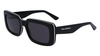 Okulary KARL LAGERFELD KL6101S-001. Okulary przeciwsłoneczne, Kolor czarny. Unisex.