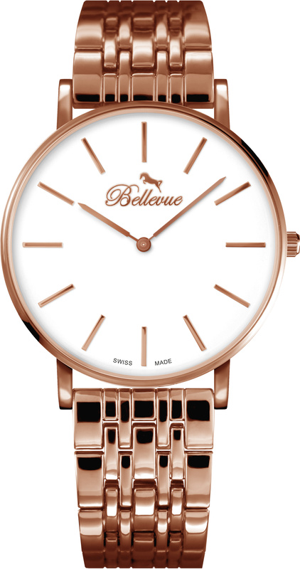 Zegarek BELLEVUE D32. Kwarcowy, Kolor biały. Kobieta.