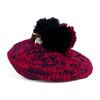 Beret Trzy Pompony