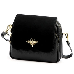 Stylowa Zamszowa zgrabna damska listonoszka torebka przez ramię od Luka