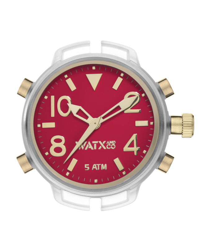 Zegarek WATXANDCO RWA3723. Pudełko, Kolor czerwony. Unisex.