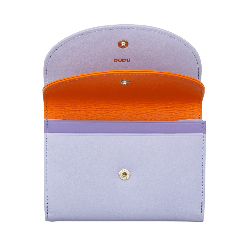 Damska zgrabna skórzana mała portmonetka od DUDU