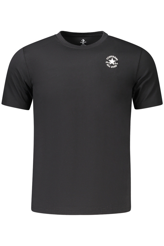 Koszulka dziecięca z krótkim rękawem Converse, czarna