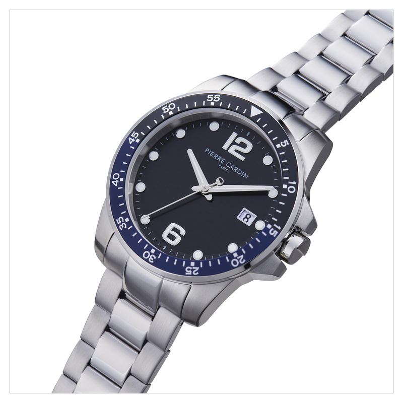 Zegarek PIERRE CARDIN CNI.0030. Kwarcowy, Kolor czarny. Mężczyzna.