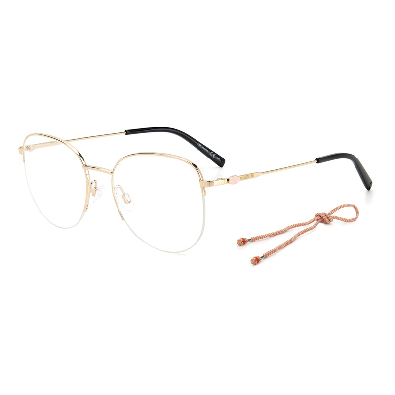 Okulary M MISSONI MMI-0085-J5G. Okulary, Kolor złoty. Kobieta.