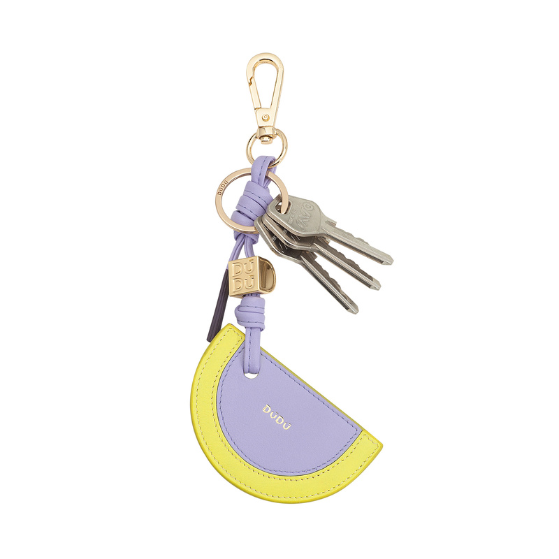 DUDU brelok do kluczy zawieszka skóra naturalna brelok arbuz