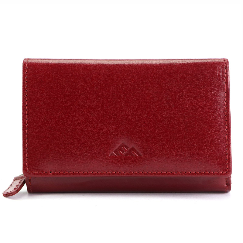 EL FORREST damski portfel skóra naturalna portmonetka na zatrzask RFID