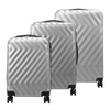 Mocna walizka damska z ABSu Pierre Cardin MED12 x3 Z