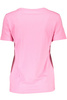 T-SHIRT Z KRÓTKIM RĘKAWEM GUESS JEANS RÓŻOWY