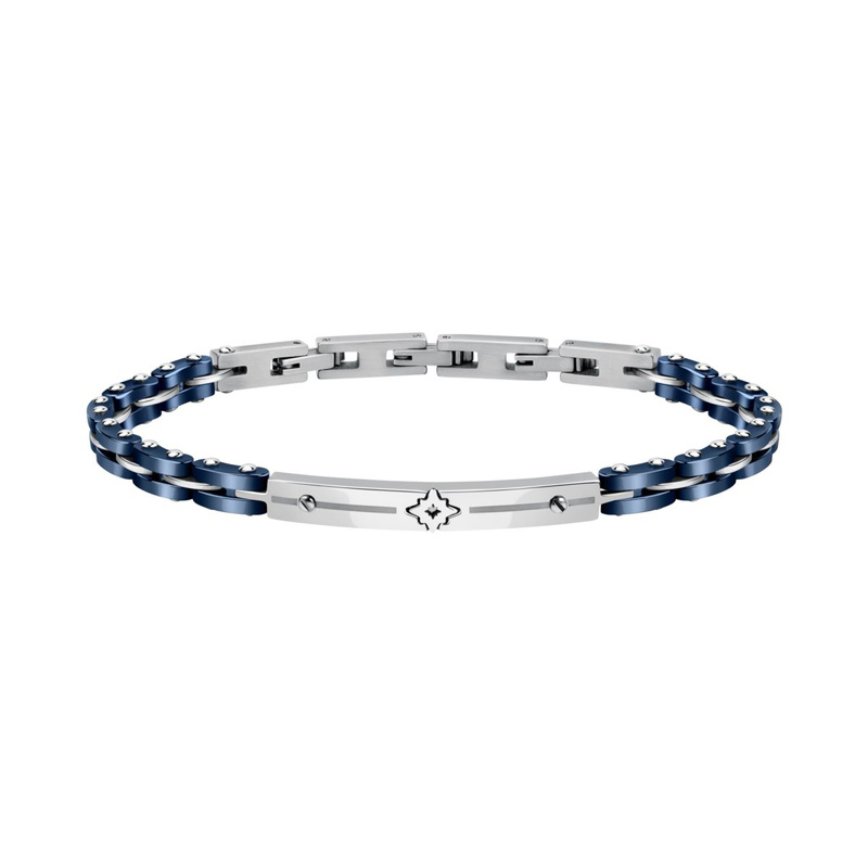 Biżuteria SECTOR SAFR14. Bransoletka, Kolor szary. Mężczyzna.