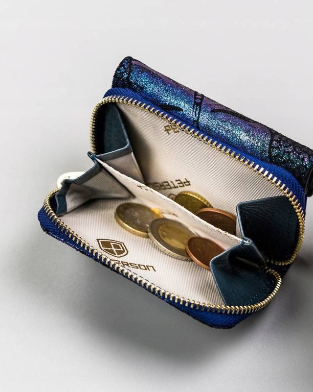 Skórzany damski portfel Peterson PTN 423229-ONBF