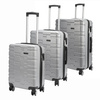 Gravitt zestaw 3 walizek podróżnych na kółkach materiał ABS zamek na kod
