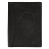 Skórzany męski portfel Money Kepper CDD 5601 SKULL