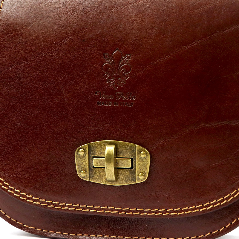 Gregorio Klasyczna damska listonoszka skóra naturalna torebka na ramię