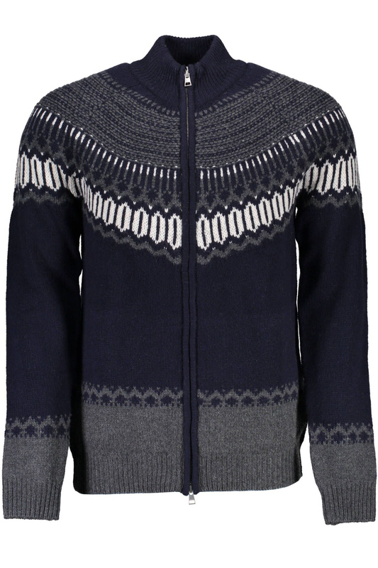 GANT bluza na zamek M�SKI NIEBIESKI