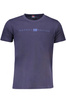 NIEBIESKI T-SHIRT MĘSKI Z KRÓTKIM RĘKAWEM Norway 1963
