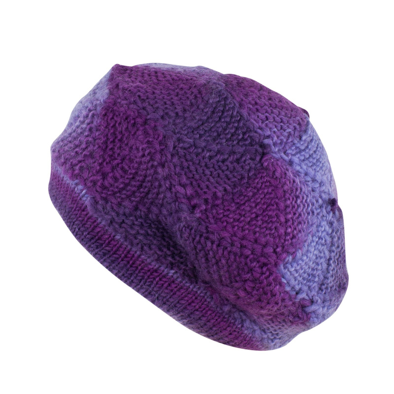 Beret Kolorowa Wełna