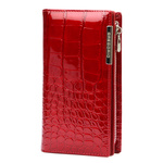 Damski portfel z motywem skóry krokodyla Gregorio