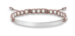 Biżuteria THOMAS SABO LBA005317014L. Bransoletka, Kolor brązowy srebrny. Kobieta.