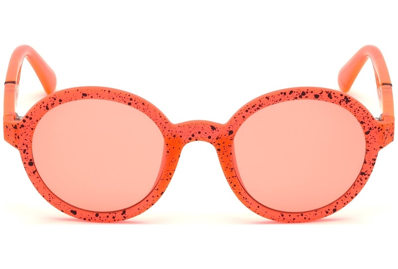 Okulary DIESEL DL02644844S. Okulary przeciwsłoneczne, Kolor pomarańczowy. Unisex.