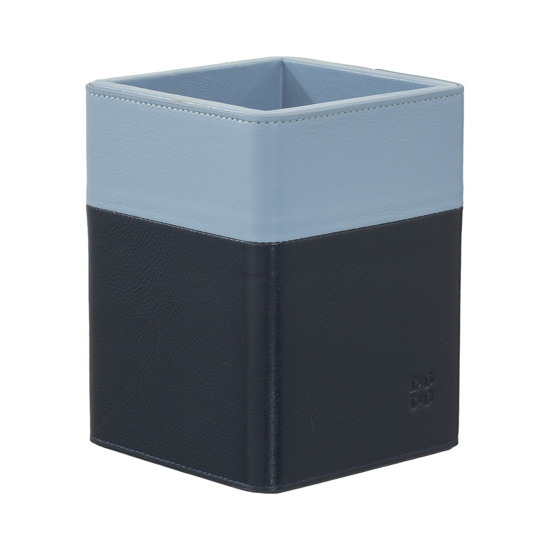 DUDU pojemnik na długopisy na biurko skóra naturalna przybornik