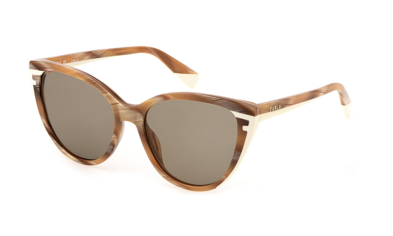 Okulary FURLA SFU783-55092M. Okulary przeciwsłoneczne, Kolor brązowy. Kobieta.