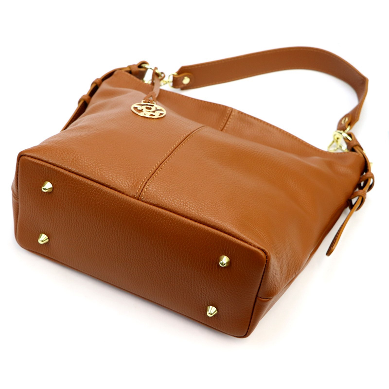 Gregorio pojemna damska torebka na ramię skóra naturalna shopperbag