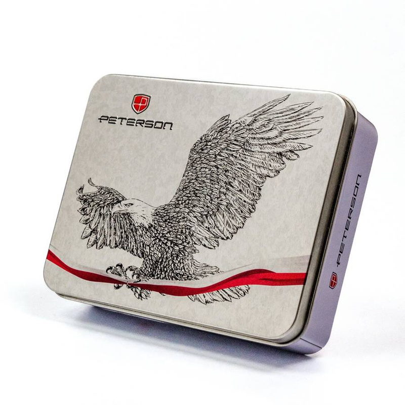 Skórzany męski portfel Peterson PTN 340P-01 HUNTER