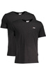 FILA BLACK MAN T-SHIRT Z KRÓTKIM RĘKAWEM