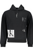 BLUZA CALVIN KLEIN BEZ ZAMKA CZARNA MĘSKA