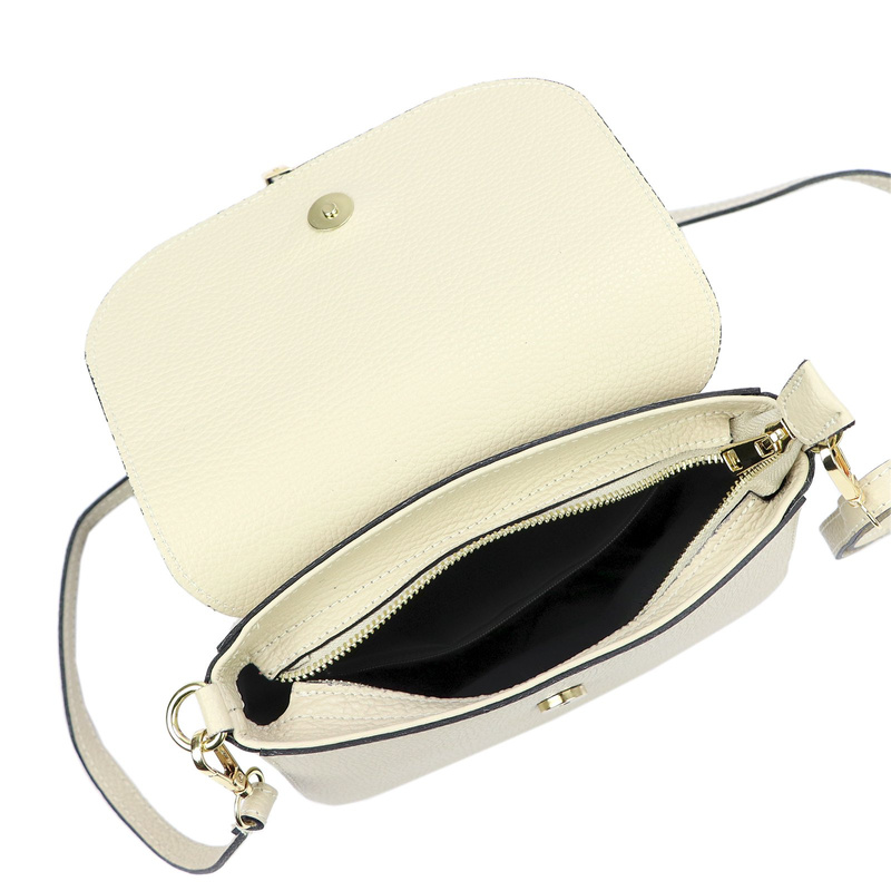 Skórzana stylowa damska listonoszka torebka przez ramię Luka