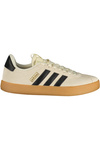 Białe sneakersy damskie ADIDAS Ki 6728 – czarne detale