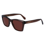 Okulary FERRAGAMO SF2001S-232. Okulary przeciwsłoneczne, Kolor brązowy. Unisex.