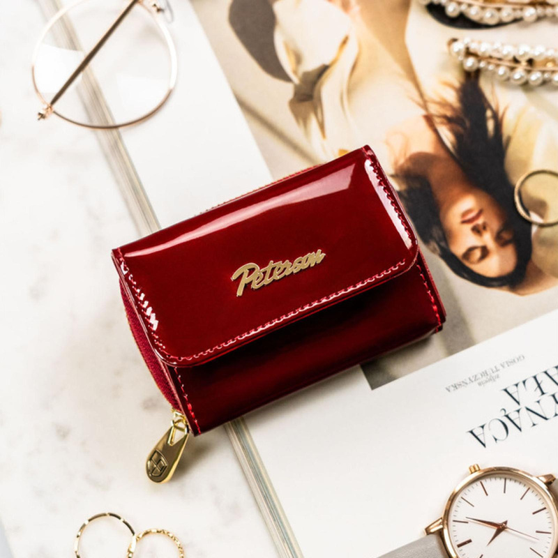 Skórzany damski portfel Peterson PTN BC-423229
