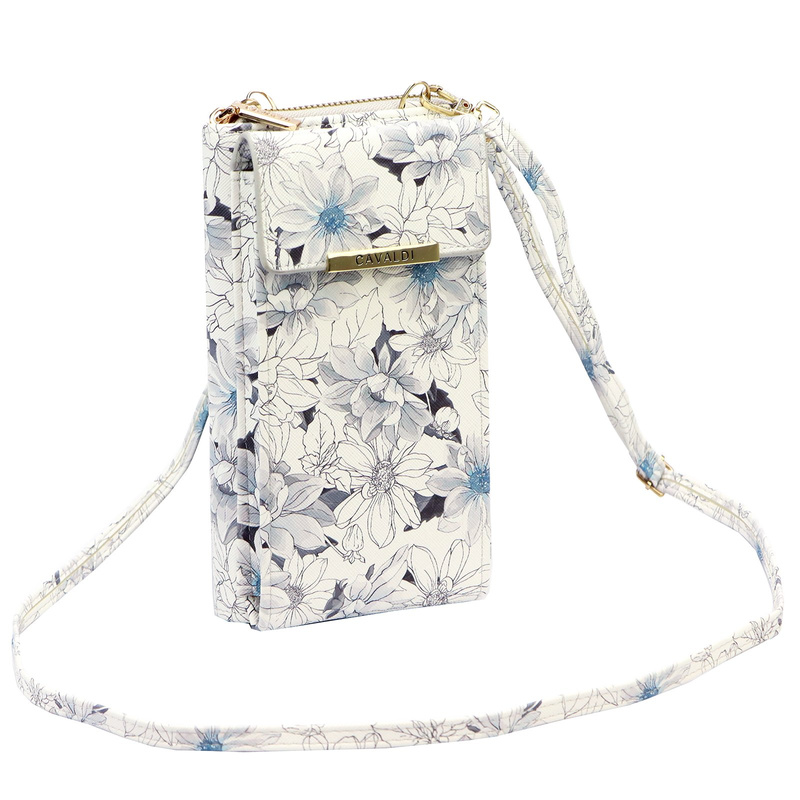 Damski portfel-torebka ze skóry eko od Cavaldi